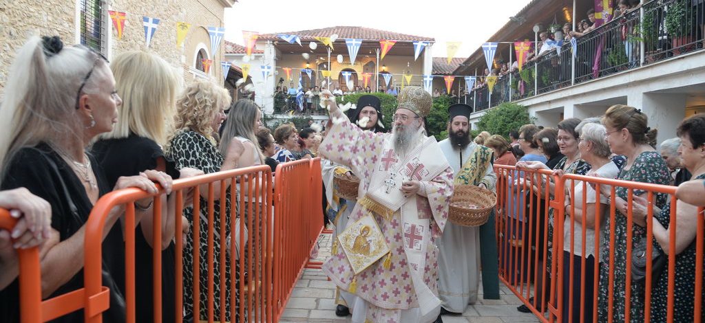 Τά Ἐγκώμια τῆς Γηροκομήτισσας στήν Πάτρα.